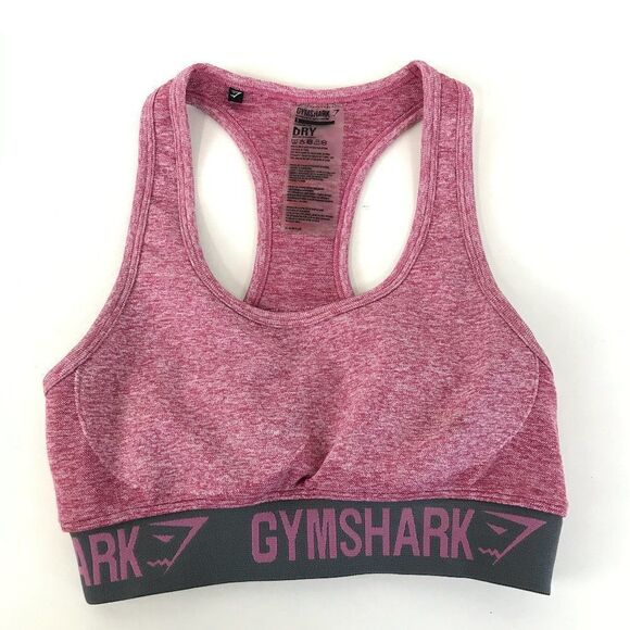 Gymshark Flex Racerback Seamless Sports Bra Women’s Small Stretch Activewear - Picture 1 of 6
